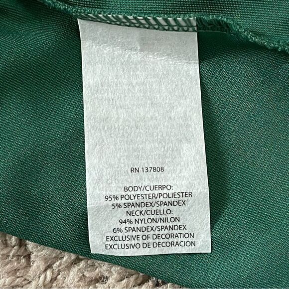 NFL All Sport Couture Green New York Jets Sports First Down Halter Top SZ L NWT - Picture 10 of 11